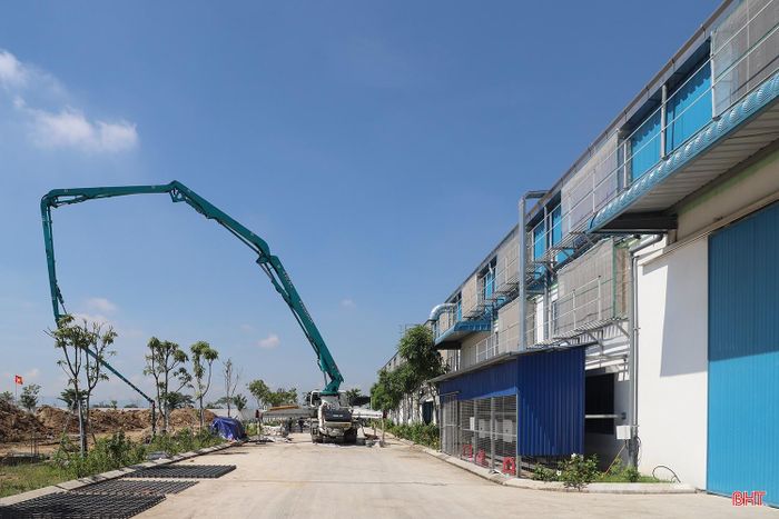 Công ty CP Sợi Nghệ Tĩnh đang xây dựng nhà máy số 3.