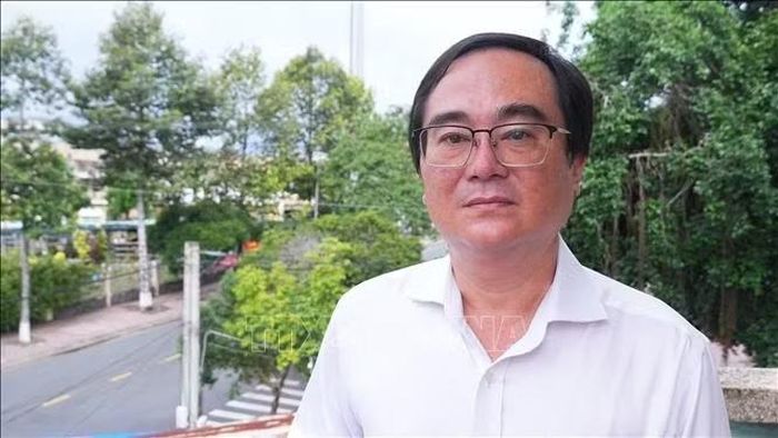 Ông Nguyễn Anh Việt, Bí thư Đảng ủy phường Tân An, tỉnh Tây Ninh: "Phân cấp, phân quyền phải gắn với nguồn lực, trách nhiệm và yêu cầu phục vụ Nhân dân ngày càng tốt hơn". Ảnh: Thanh Bình/TTXVN