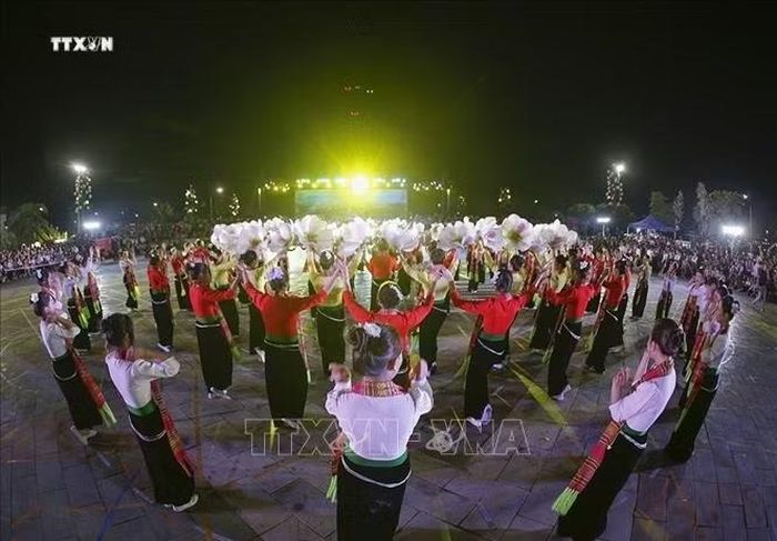 Hội thi “Lung linh vòng xòe” năm 2026. Ảnh minh họa: Tuấn Anh/TTXVN