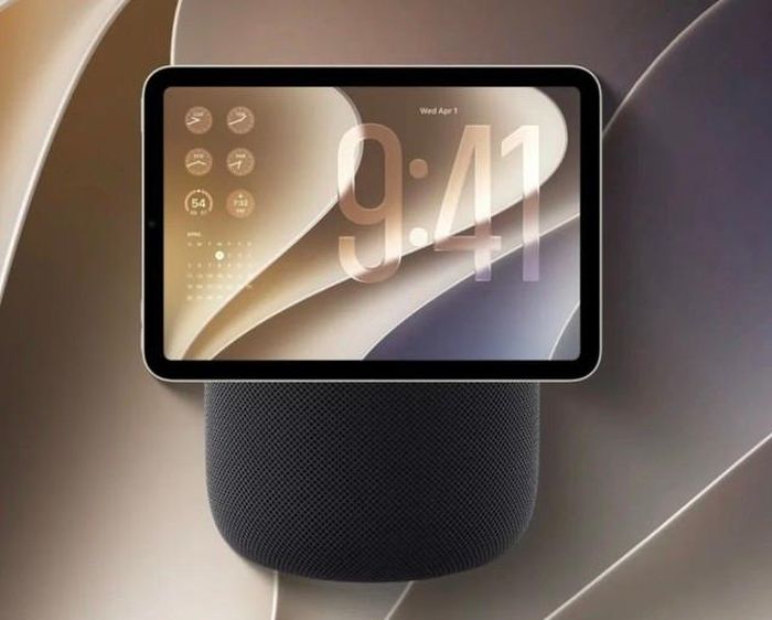 Thiết bị trung tâm nhà thông minh mới của Apple được đồn đoán có màn hình khoảng 6 inch, hỗ trợ điều khiển các thiết bị trong gia đình (Ảnh: 9to5Mac).