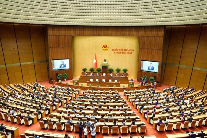 Quang cảnh phiên bế mạc Kỳ họp thứ Nhất, Quốc hội khoá XVI (Ảnh: Media Quốc hội).