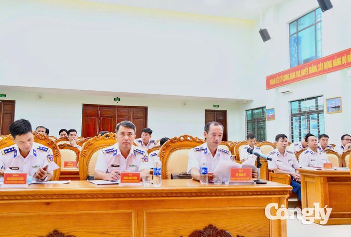 Quang cảnh buổi kiểm tra.