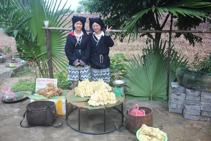Những sản vật của người Dao ở bản Sưng Bai. Ảnh: Chu Khôi