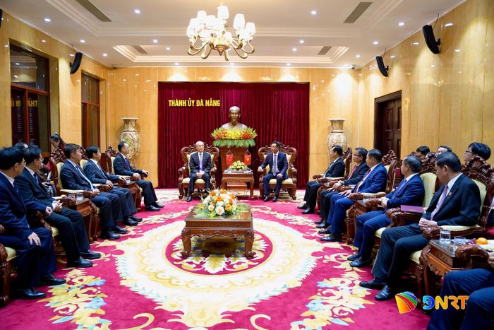 Quang cảnh buổi tiếp. Ảnh: T.CÔNG