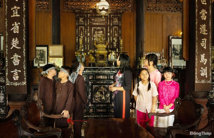 Một góc Làng cổ Đông Hoà Hiệp. Ảnh: Hoá Vân