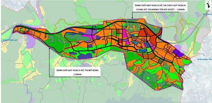 Quy hoạch mở rộng phát triển đô thị Văn Bàn.