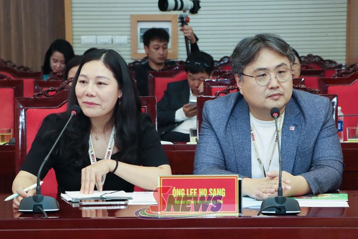 Đại diện Hiệp hội cà phê Hàn Quốc dự hội nghị.