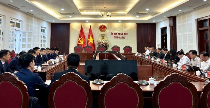 Quang cảnh buổi làm việc.