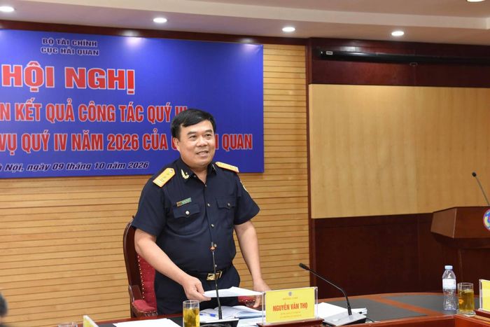 Cục trưởng Cục Hải quan Nguyễn Văn Thọ yêu cầu toàn ngành quyết liệt triển khai các giải pháp chống thất thu, trốn thuế, đồng thời tăng cường kiểm soát địa bàn, rút ngắn thời gian thông quan và tạo thuận lợi cho hoạt động xuất nhập khẩu. Ảnh: Cục Hải quan.