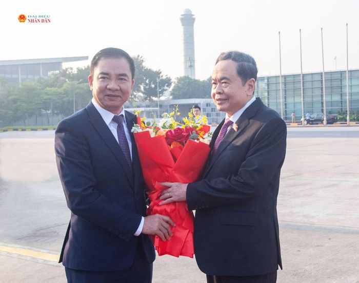 Chủ tịch Quốc hội Trần Thanh Mẫn lên đường thăm chính thức Trung Quốc. Ảnh: Lâm Hiển