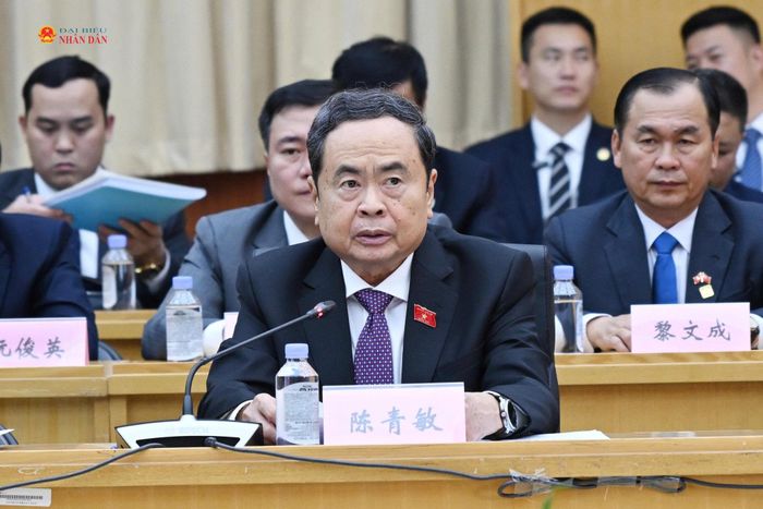 Chủ tịch Quốc hội Trần Thanh Mẫn phát biểu