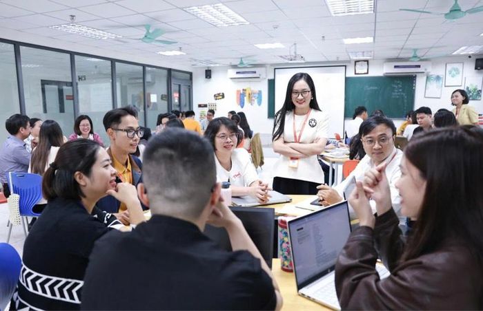 Mô hình học tập tăng cường trao đổi, thực hành tại Trường Đại học Đại Nam. Ảnh: Trường Đại học Đại Nam