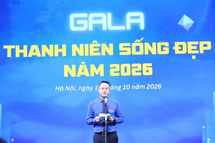 Bí thư T.Ư Đoàn, Chủ tịch T.Ư Hội LHTN Việt Nam Nguyễn Kim Quy phát biểu tại chương trình.