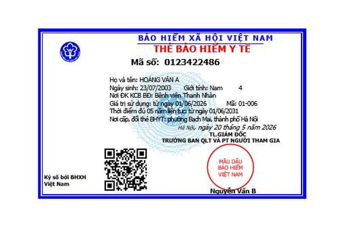 Thẻ BHYT bản điện tử được cập nhật trên ứng dụng BHXH số - VssID tạo thuận lợi cho người dân khám chữa bệnh BHYT. Ảnh: PV