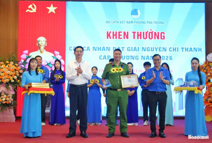 Các cá nhân được trao Giải thưởng Nguyễn Chí Thanh cấp phường năm 2026.