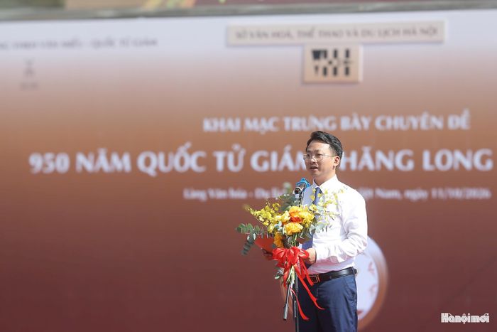 Phó Giám đốc Sở Văn hóa, Thể thao và Du lịch thành phố Hà Nội Trần Trung Hiếu cho biết, Quốc Tử Giám được thành lập năm 1076 dưới triều vua Lý Nhân Tông, đã đồng hành cùng lịch sử dân tộc qua nhiều thế kỷ. Kỷ niệm 950 năm thành lập trường là dịp nhìn lại chặng đường vẻ vang, đồng thời khẳng định vai trò cốt lõi của giáo dục, tri thức và nhân tài đối với sự phát triển của quốc gia trong thời kỳ đổi mới.