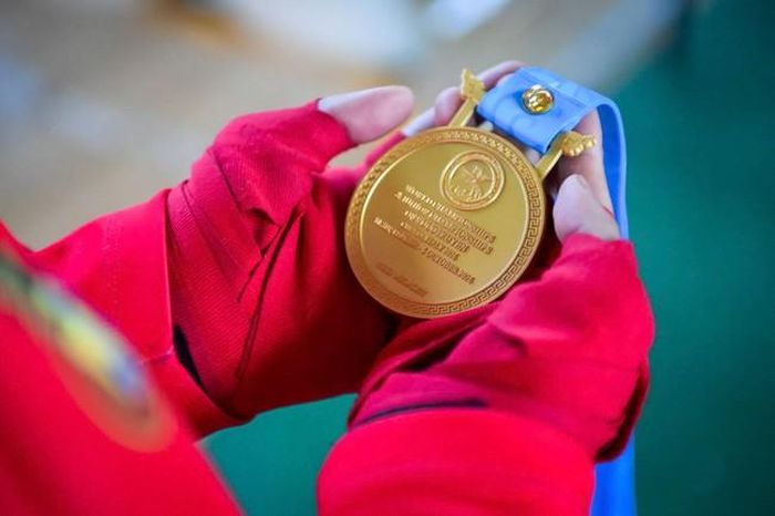 Tấm huy chương vàng giải Vô địch thế giới Võ cổ truyền Việt Nam năm 2026 được tổ chức tại Italia.