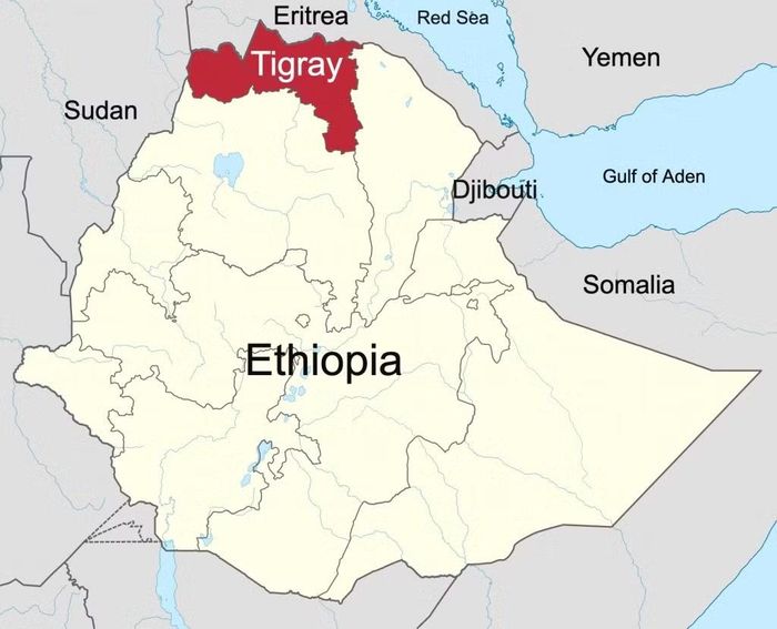  Vùng Tigray (Ethiopia), nơi lực lượng ly khai TPLF từng giao tranh đẫm máu với quân đội chính phủ từ năm 2020 đến 2022 