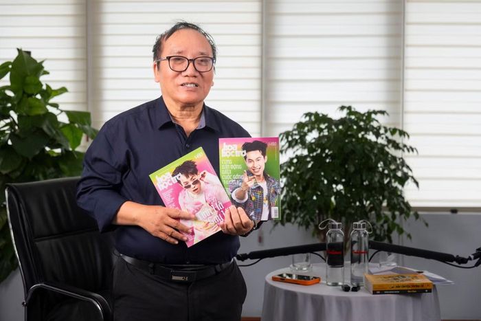 Nhà thơ Trần Đăng Khoa yêu thích chuyên mục "Anh Chánh Văn" trên Hoa Học Trò.