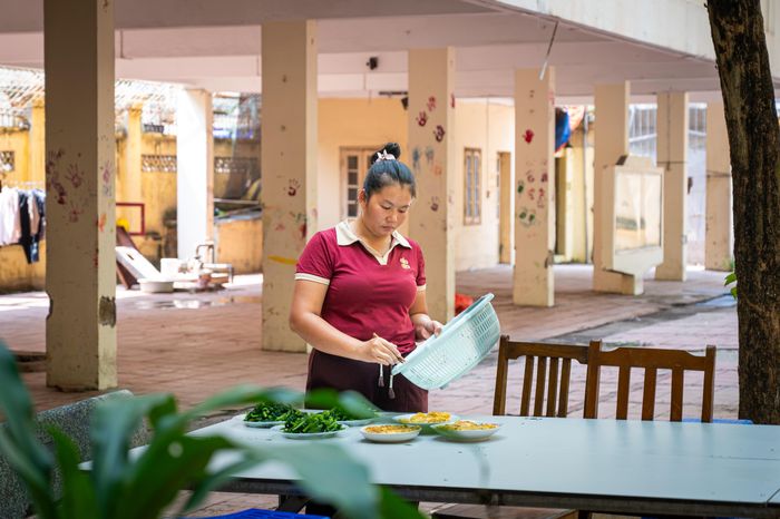  Khu đất số 17 Nguyễn Thiện Thuật hiện được dùng làm nơi nghỉ ngơi của công nhân thực hiện dự án trung tâm công nghiệp văn hóa.