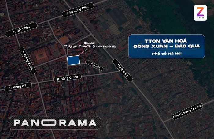  Theo đề án, trung tâm được xây dựng tại hai địa điểm là số 17 Nguyễn Thiện Thuật và số 40 Thanh Hà, với tổng diện tích khoảng 3.862 m2. Trong đó, diện tích xây dựng hơn 2.300 m2, mật độ xây dựng khoảng 60%. Đồ hoạ: Đinh Hà. 