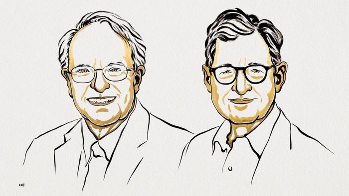 Robert E. Hall và Michael Woodford được trao Nobel Kinh tế 2026 nhờ những đóng góp về lý thuyết kinh tế, giúp đánh giá tác động của chính sách và ứng phó với các biến động kinh tế. Ảnh: Nobel Prize.