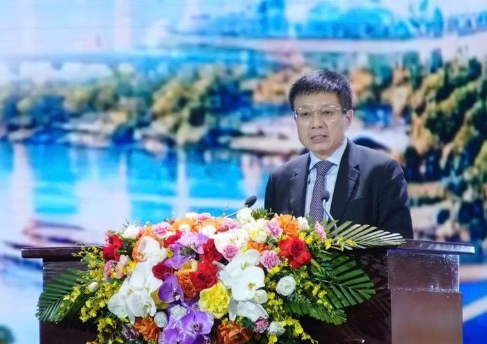 Chủ tịch VCCI Hồ Sỹ Hùng phát biểu