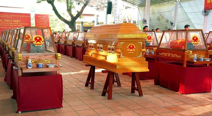 Lễ viếng, Lễ truy điệu và an táng hài cốt liệt sĩ được tìm kiếm, quy tập tại Công viên văn hóa Lê Thị Riêng sẽ diễn ra ngày 14.10