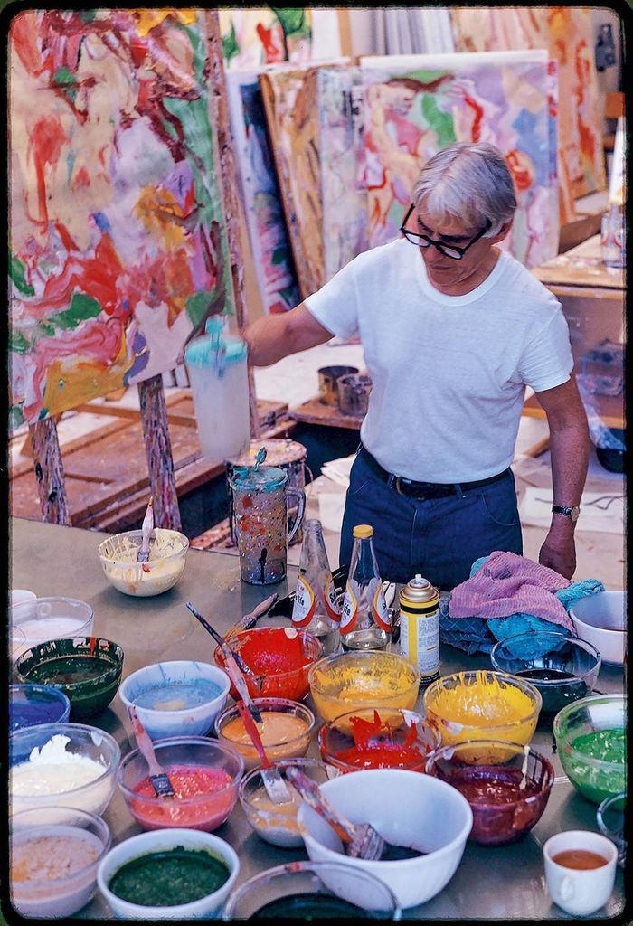 Willem De Kooning mang theo nền tảng đào tạo hội họa châu Âu để phát triển một ngôn ngữ sáng tạo riêng tại Mỹ