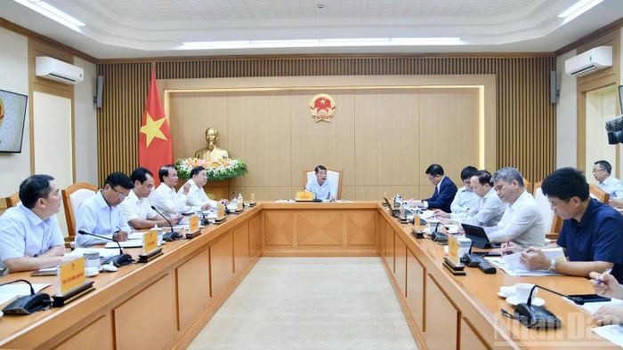  Quang cảnh cuộc họp. (Ảnh: THANH GIANG) 