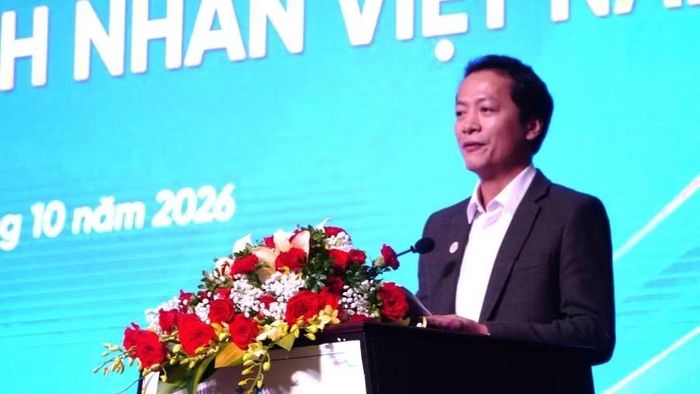 Đại diện doanh nghiệp phát biểu (Ảnh: HG)