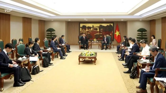 Quang cảnh buổi tiếp. (Ảnh: chinhphu.vn)