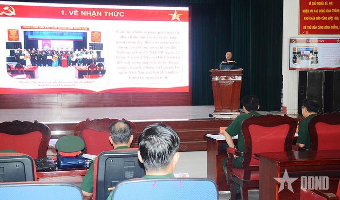 Thực hành thi thông báo thời sự. 