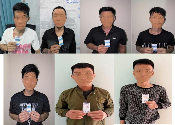 7 đối tượng dương tính với chất ma túy.