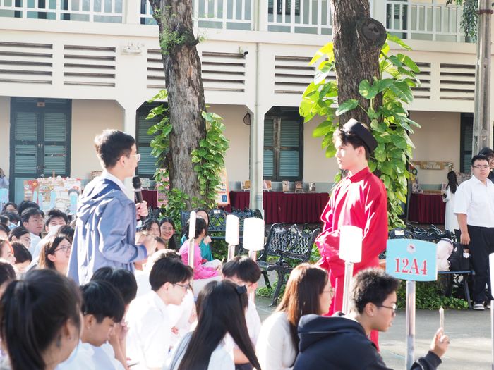 Học sinh Trường THPT Lê Quý Đôn tham gia các hoạt động tương tác tìm hiểu về cuộc đời và sự nghiệp nhà bác học Lê Quý Đôn