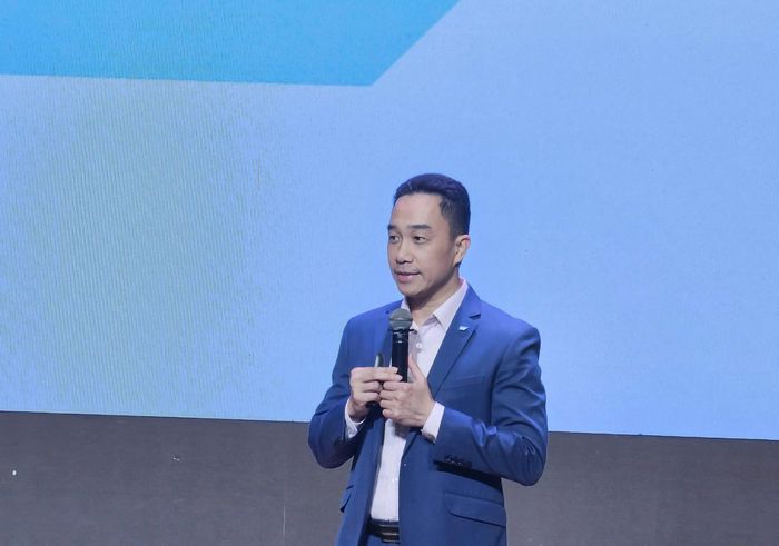  Ông Nguyễn Hồng Việt, Tổng Giám đốc SAP Việt Nam, phát biểu tại hội nghị. Ảnh: CÔNG CHƯƠNG 