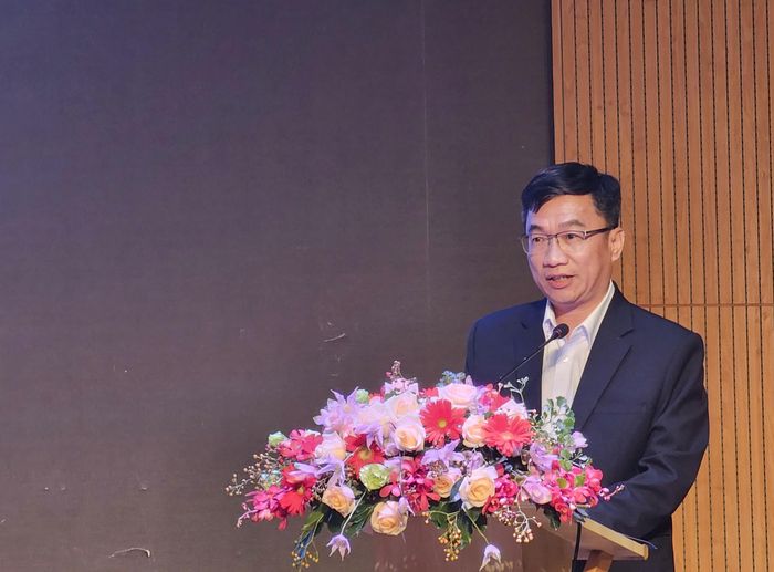  Ông Trần Trọng Tuyên, Phó Giám đốc Sở KH-CN TPHCM, phát biểu tại sự kiện. Ảnh: CÔNG CHƯƠNG 