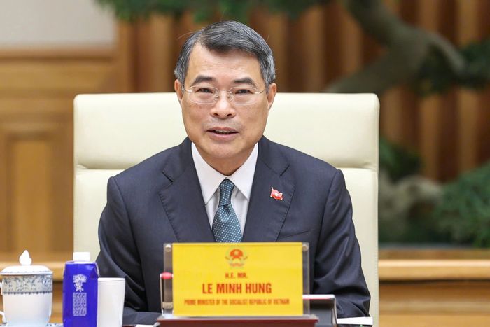  Thủ tướng Lê Minh Hưng tiếp các Đại sứ, đại biện Phái đoàn Liên minh châu Âu và các nước thành viên EU tại Việt Nam. Ảnh: VIẾT CHUNG 