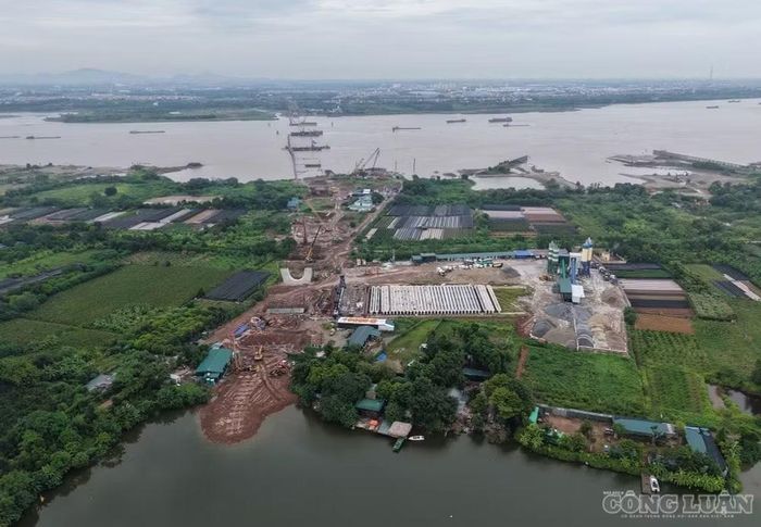 Hình ảnh thi công cầu Thượng Cát.
