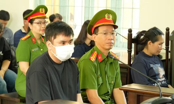 Bị cáo Nguyễn Văn Bảo Trung tại phiên toà ngày 29/9 vừa qua. (Ảnh: Trí Trần)