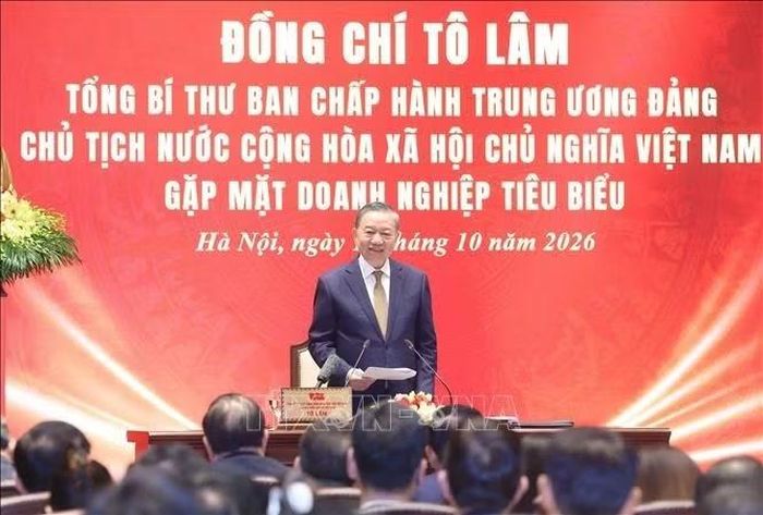 Tổng Bí thư, Chủ tịch nước Tô Lâm phát biểu. Ảnh: TTXVN