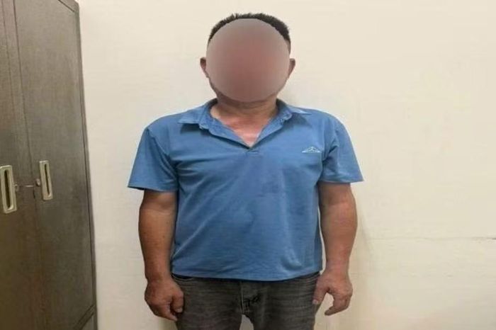 Ông H. tại cơ quan công an.
