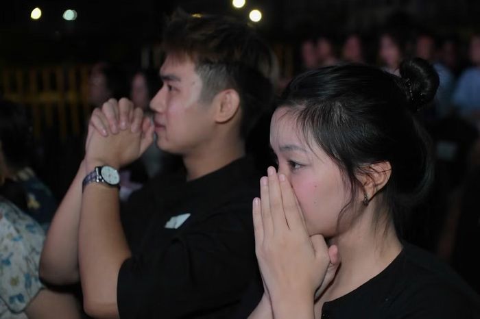 Bên cạnh người thân thí sinh, nhiều khán giả Hải Phòng cũng có mặt để trực tiếp theo dõi cuộc thi.