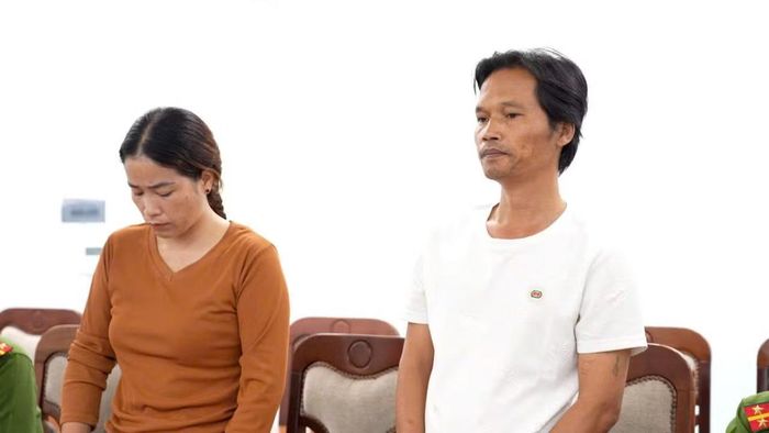 Vợ chồng Dương Thị Phượng và Đỗ Thành Tín. Ảnh: TS