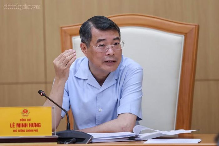 Thủ tướng Lê Minh Hưng chủ trì cuộc họp. Ảnh: VGP.