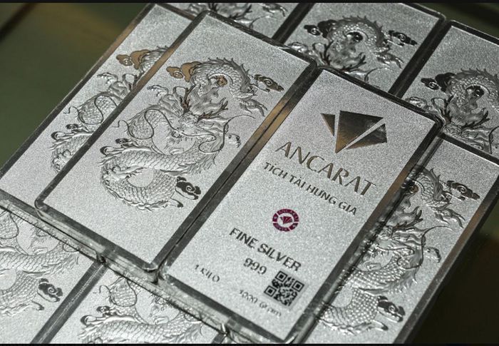 Giá bạc trong nước đồng loạt đi lên. Ảnh: Ancarat