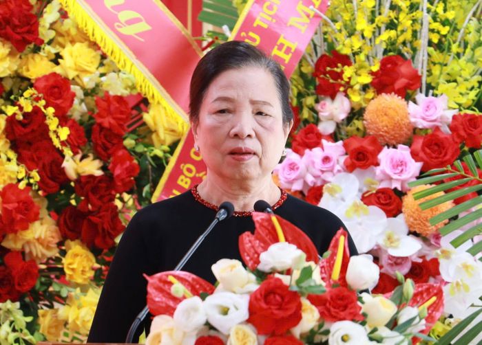 Bà Nguyễn Thị Hiền, phu nhân cố Chủ tịch nước Trần Đại Quang. Ảnh: BTC
