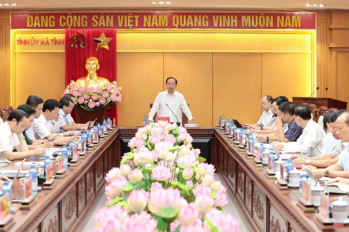 Ban Thường vụ Tỉnh ủy tổ chức Hội nghị lần thứ 43 để cho ý kiến các nội dung thuộc thẩm quyền.