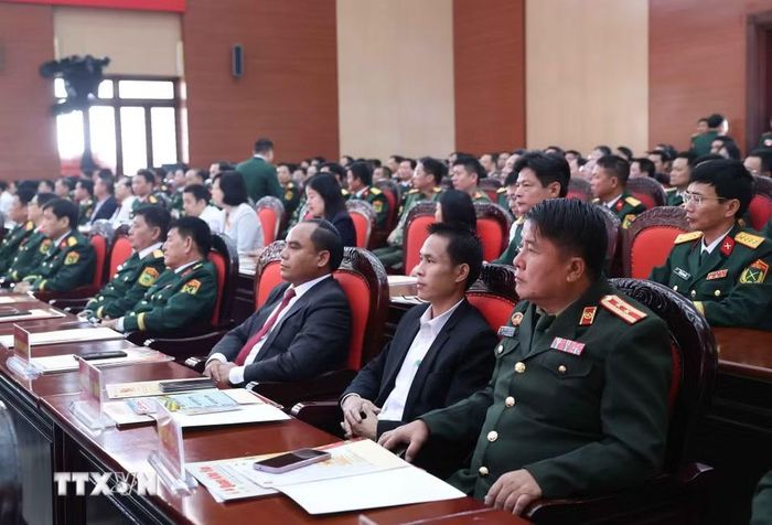 Các đại biểu tham dự lễ kỷ niệm. (Ảnh: Thống Nhất/TTXVN)