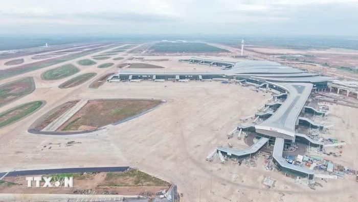 Toàn cảnh sân bay Long Thành. (Ảnh: Công Phong/TTXVN)